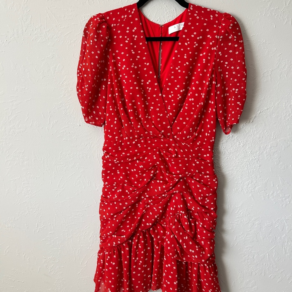 Red ASTR dress